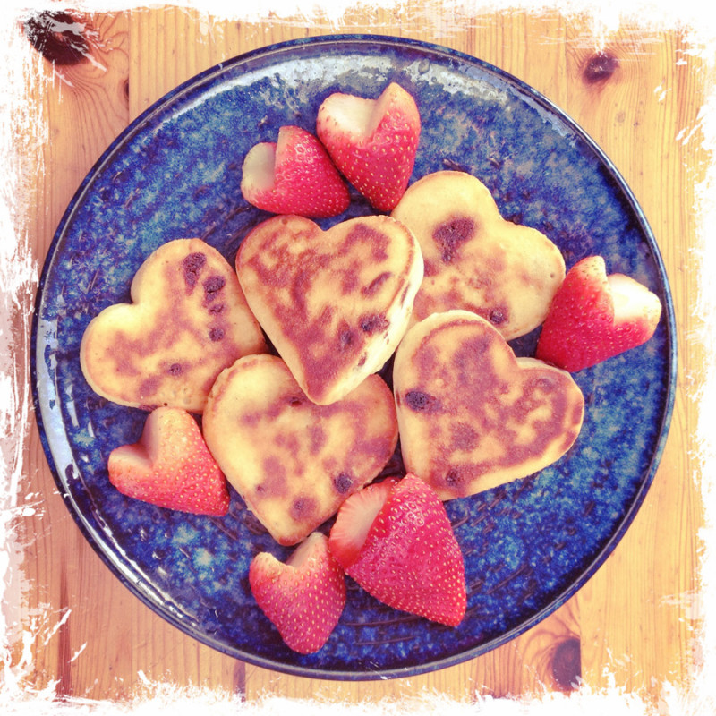 Heart Pancakes