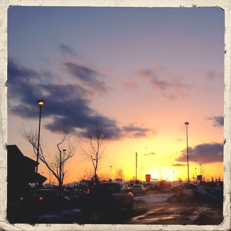 Parking Lot Sunset