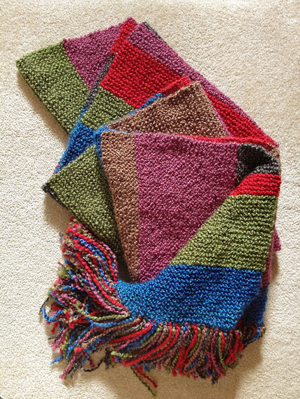 second scarf ends
