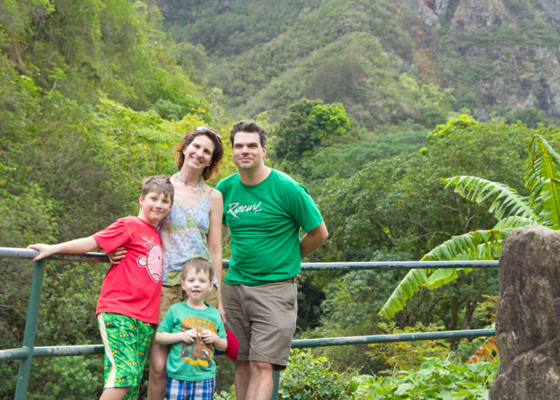 Family In Iao Valley