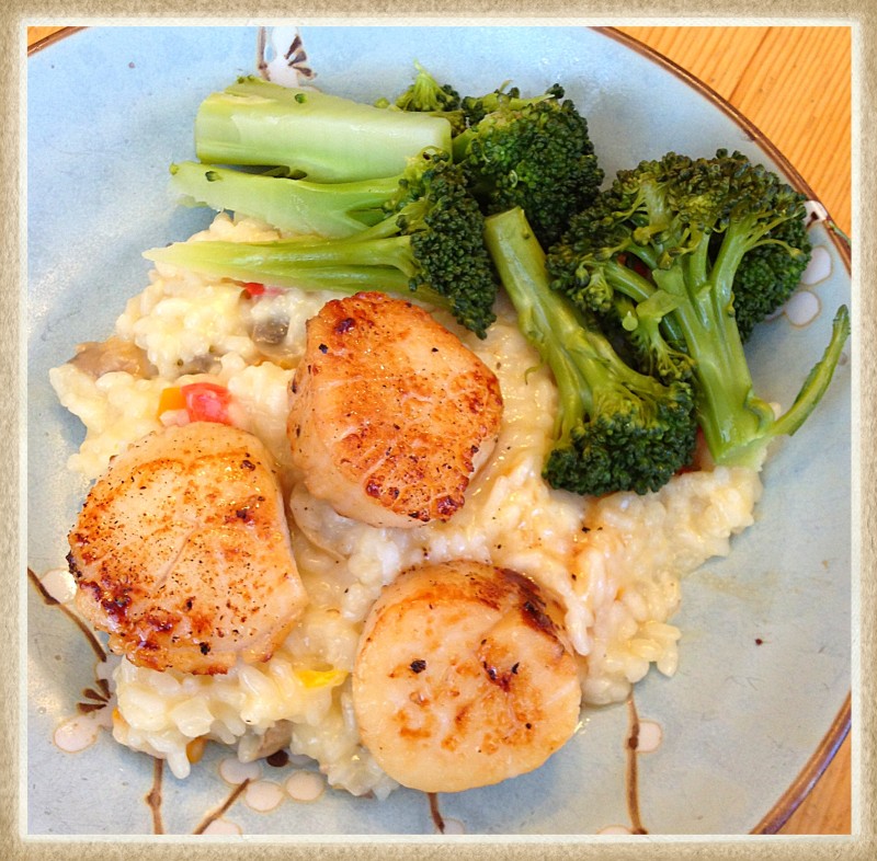 Scallops And Risotto