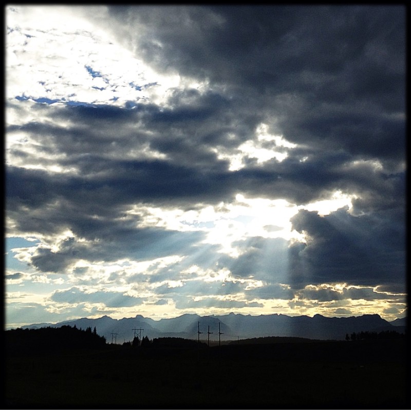 Driving to Kananaskis