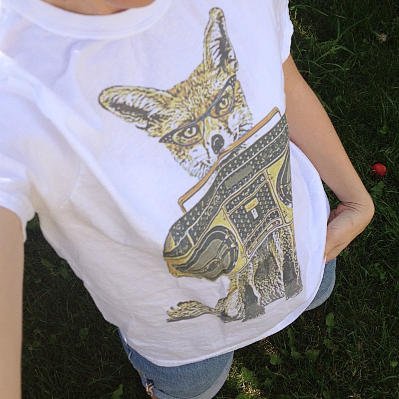 Boom Box Fox Shirt