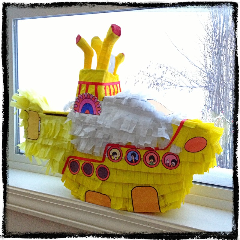 Yellow Submarine Pinata