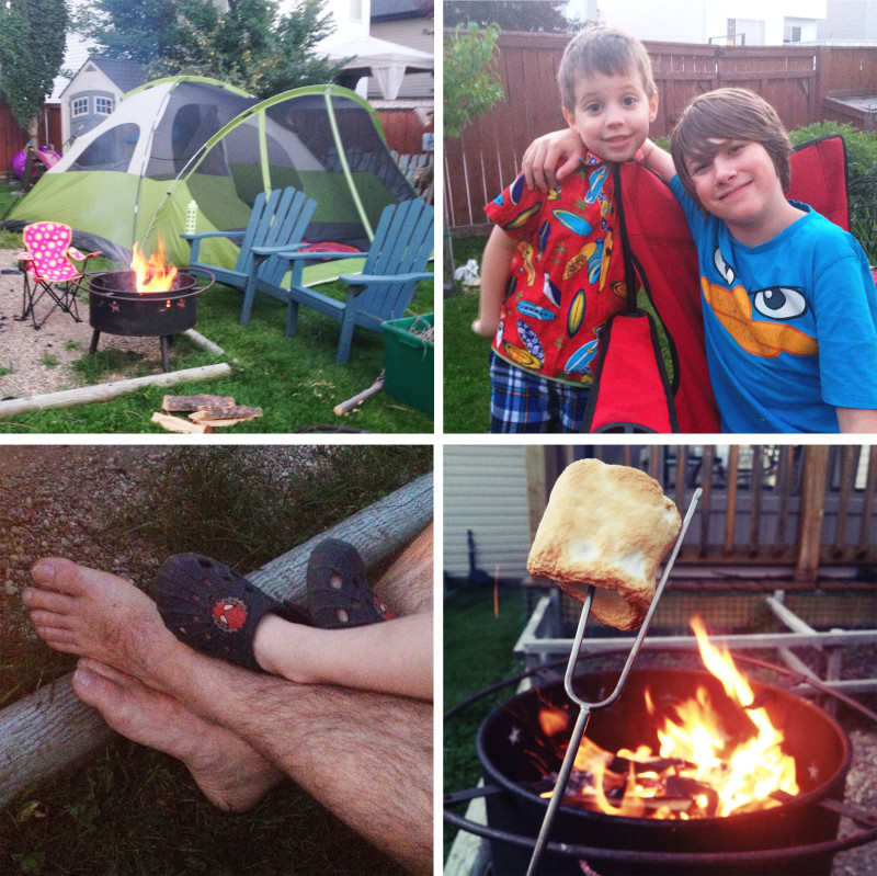 Backyard Camp Out