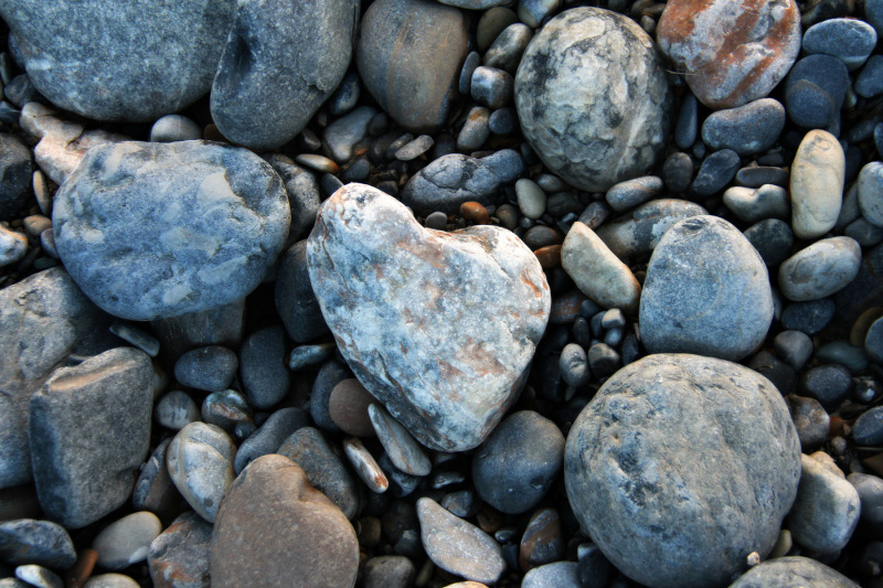 Heart Blaeberry River Rock 