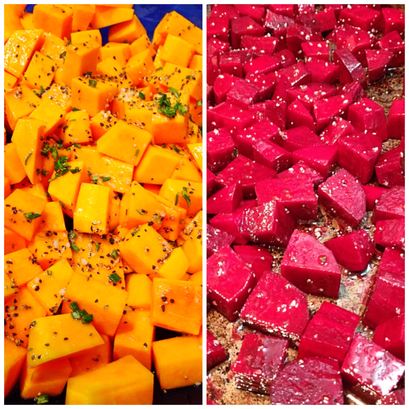 Butternut Squash and Beets for Roasting