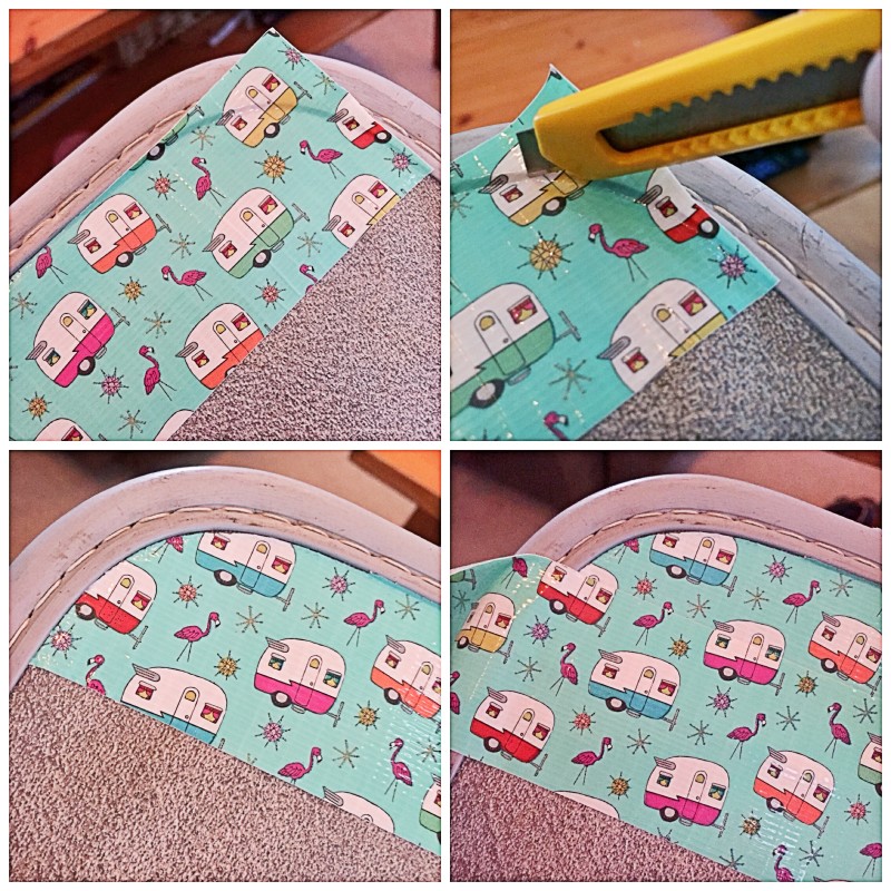 Taping the Suitcase Front / Back