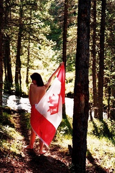 Canada Flag Portrait